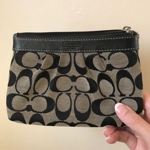 Black Coach Pouch